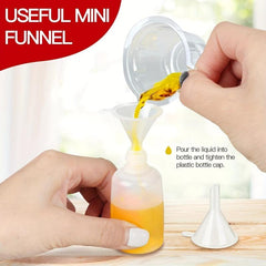 2pcs 50ml 100ml Squeeze Tip Applicator Bottle With Cap