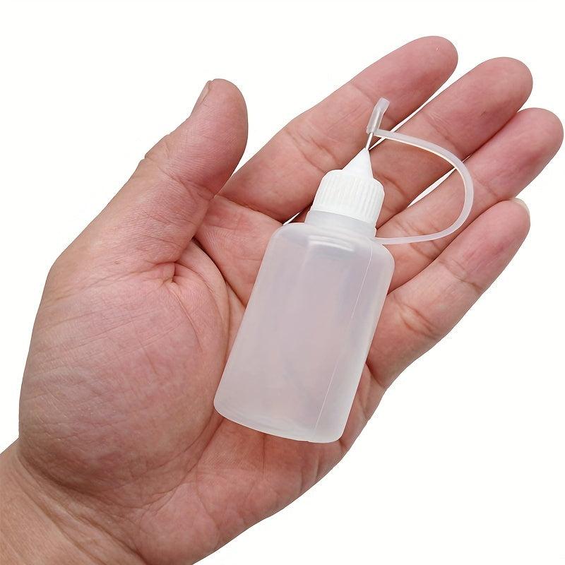 2pcs 50ml 100ml Squeeze Tip Applicator Bottle With Cap