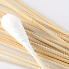 Long Cotton Swabs With Wooden Handles 19 Pack