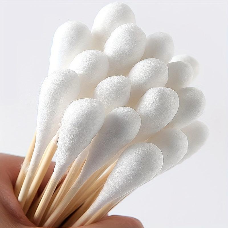 Long Cotton Swabs With Wooden Handles 19 Pack