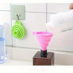 4pcs Kitchen Collapsible Funnel Canning Wide Mouth Bottle Pouring Pot Dispensing