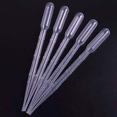 100pcs Plastic Transfer Pipettes 3ml 5ml for Science Experiments Essential Oils