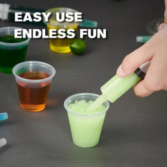 10pcs Halloween Jelly Syringe 60ml 2oz Large Liquid Syringe Pointed Cap Plastic
