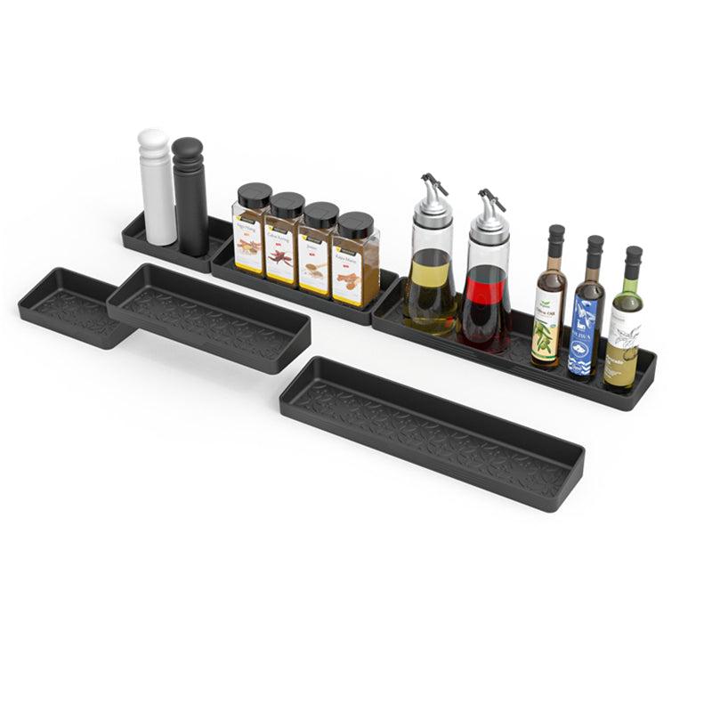 Magnetic Stove Top Shelf Silicone Spice Rack Organizer