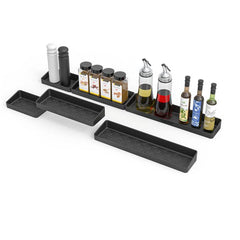 Magnetic Stove Top Shelf Silicone Spice Rack Organizer