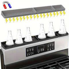 Magnetic Stove Top Shelf Silicone Spice Rack Organizer