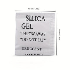 20pcs 5g Silicone Desiccant Bags for Safe, Dry Food & Clothing Storage