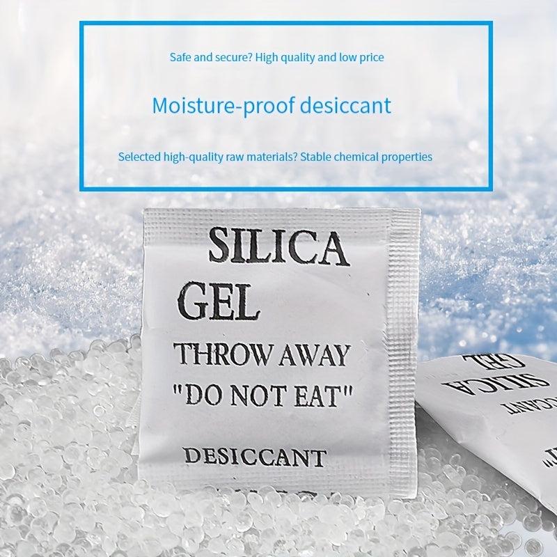 20pcs 5g Silicone Desiccant Bags for Safe, Dry Food & Clothing Storage