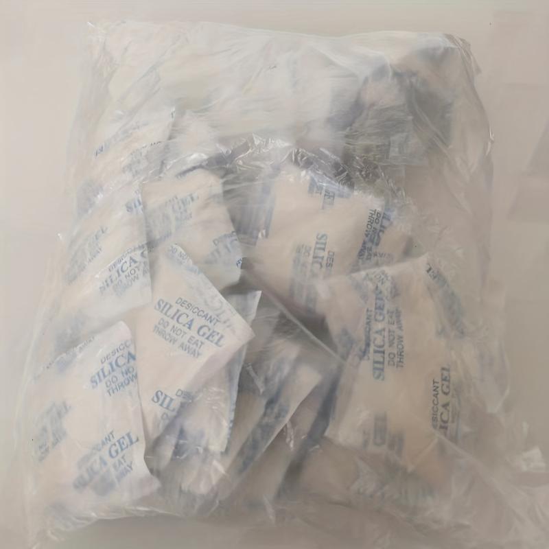 20pcs 5g Silicone Desiccant Bags for Safe, Dry Food & Clothing Storage