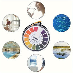 Universal PH Test Paper Strip Roll 1-14 PH Test Strips 5m Alkaline Acid
