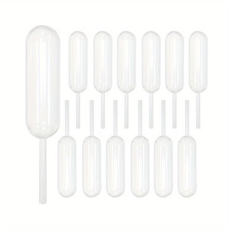 10pcs Transparent Plastic Pipettes for Cupcakes and Paintings