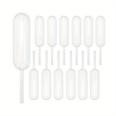 10pcs Transparent Plastic Pipettes for Cupcakes and Paintings