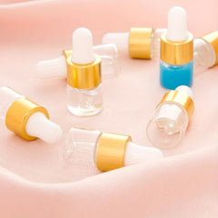 20pcs 1ml Clear Glass Dropper Vails Essential Oils Sample Bottles