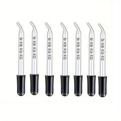 7pcs Glass Scale Dropper Rubber Head Pipette Dropper