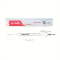 Disposable Sterile Plastic Straws 3ml 100pcs