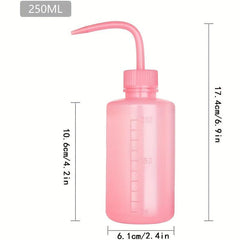 250ml Tattoo Washing Bottle Lab Plastic Squeeze Sprinkler Jar