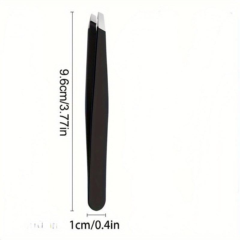 Stainless Steel Eyebrow Tweezers for Hair Removal and Shaping