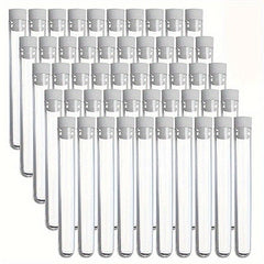 4pcs Plastic Test Tubes with Lid for Sample Storage