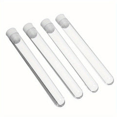4pcs Plastic Test Tubes with Lid for Sample Storage