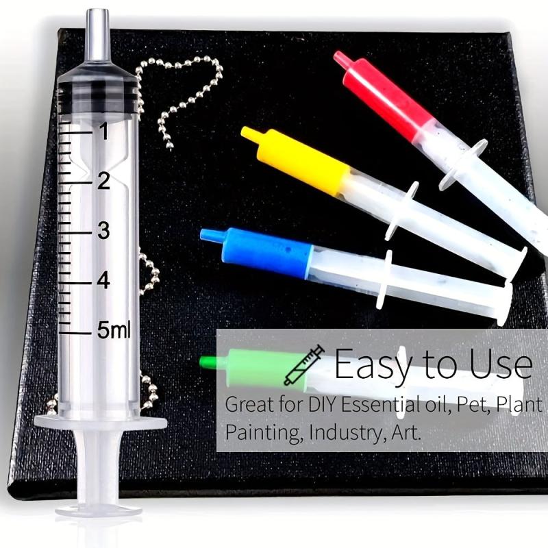 10pcs 1-20ml Plastic Syringe No Needle Liquid Dispenser Adhesive Applicator