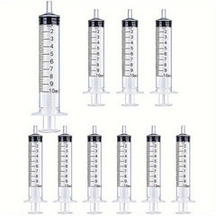 10pcs 1-20ml Plastic Syringe No Needle Liquid Dispenser Adhesive Applicator
