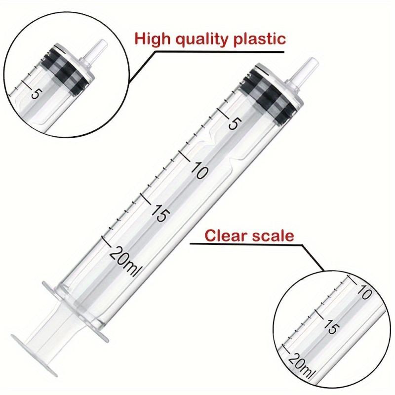 10pcs 1-20ml Plastic Syringe No Needle Liquid Dispenser Adhesive Applicator