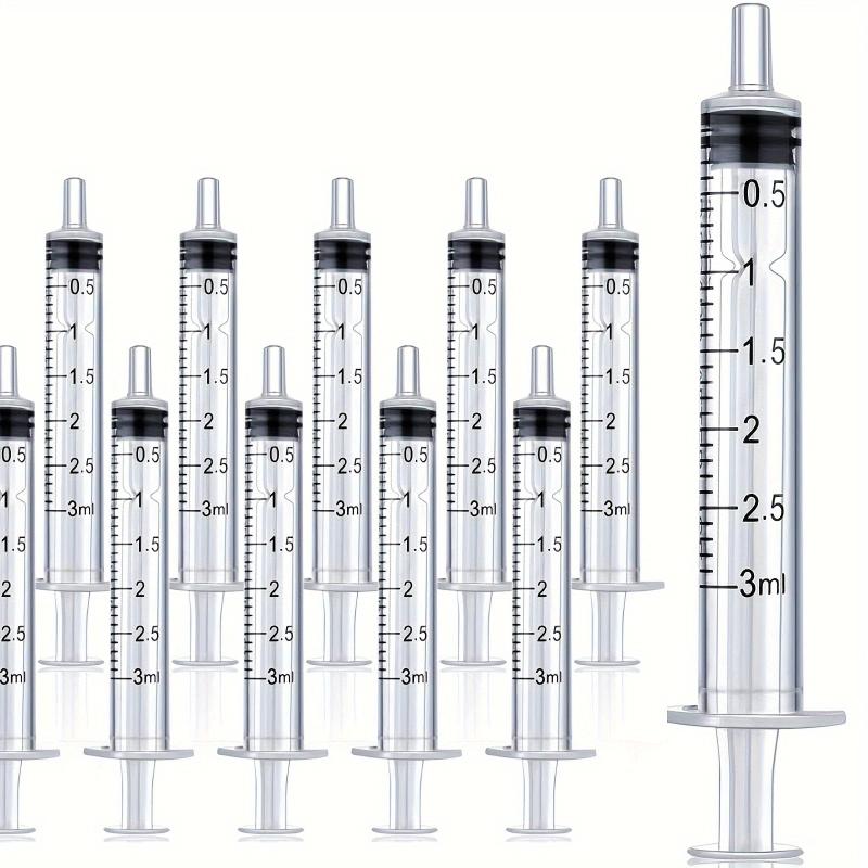 10pcs 1-20ml Plastic Syringe No Needle Liquid Dispenser Adhesive Applicator