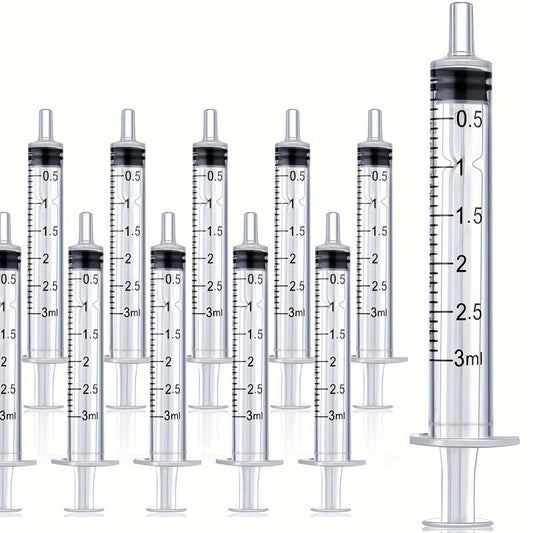 10pcs 1-20ml Plastic Syringe No Needle Liquid Dispenser Adhesive Applicator