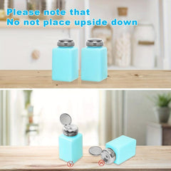 2 Packs 200ml Alcohol Dispenser Pump Bottles Methanol Containers