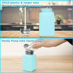 2 Packs 200ml Alcohol Dispenser Pump Bottles Methanol Containers