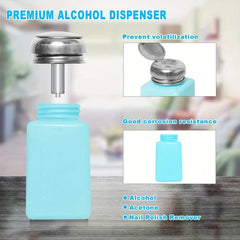 2 Packs 200ml Alcohol Dispenser Pump Bottles Methanol Containers