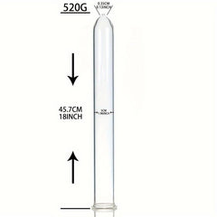 Glass Extractor Filtertube 50mm Clear Stainless Steel Clamp