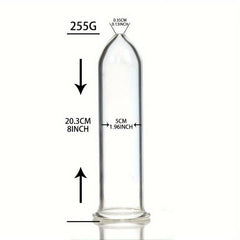 Glass Extractor Filtertube 50mm Clear Stainless Steel Clamp