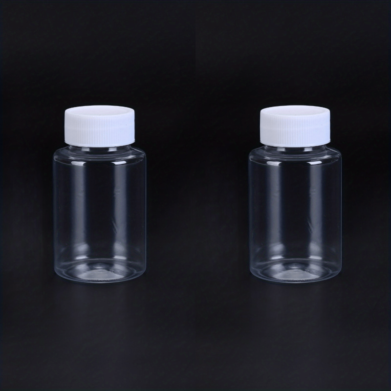 Plastic Reagent Packing Bottle 20-100ml PET Clear Empty Seal Bottles
