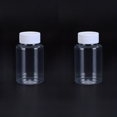 Plastic Reagent Packing Bottle 20-100ml PET Clear Empty Seal Bottles