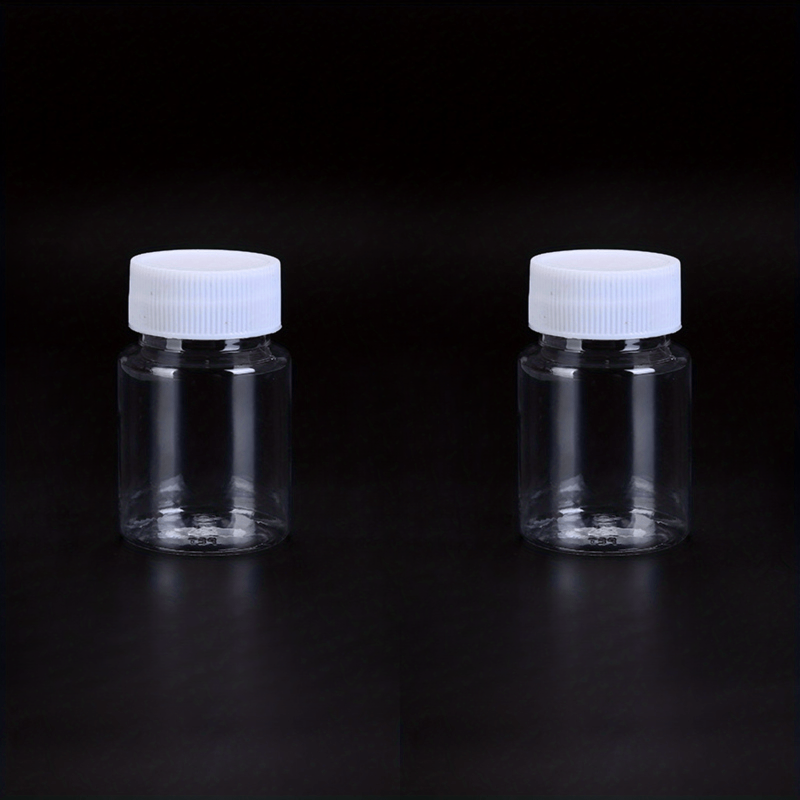 Plastic Reagent Packing Bottle 20-100ml PET Clear Empty Seal Bottles