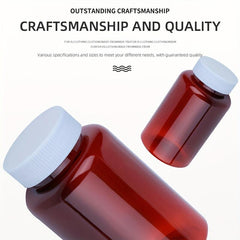 Plastic Reagent Packing Bottle 20-100ml PET Clear Empty Seal Bottles