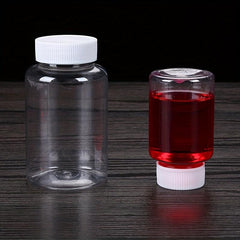 Plastic Reagent Packing Bottle 20-100ml PET Clear Empty Seal Bottles