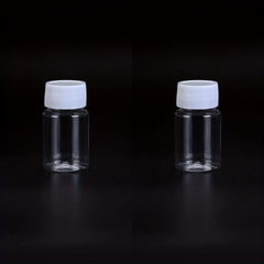 Plastic Reagent Packing Bottle 20-100ml PET Clear Empty Seal Bottles