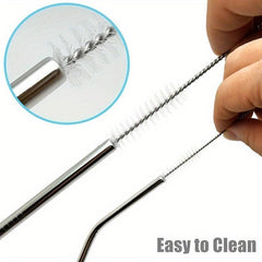10pcs Long Tube Brush Nylon Tube Cleaner Bottle Brush Cup Brush Set