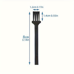 6pcs Long Handle Plastic Cleaning Brush for Lab Container