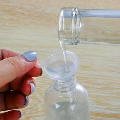 10pcs Mini Funnels Small Clear Plastic Funnels For Bottle Filling