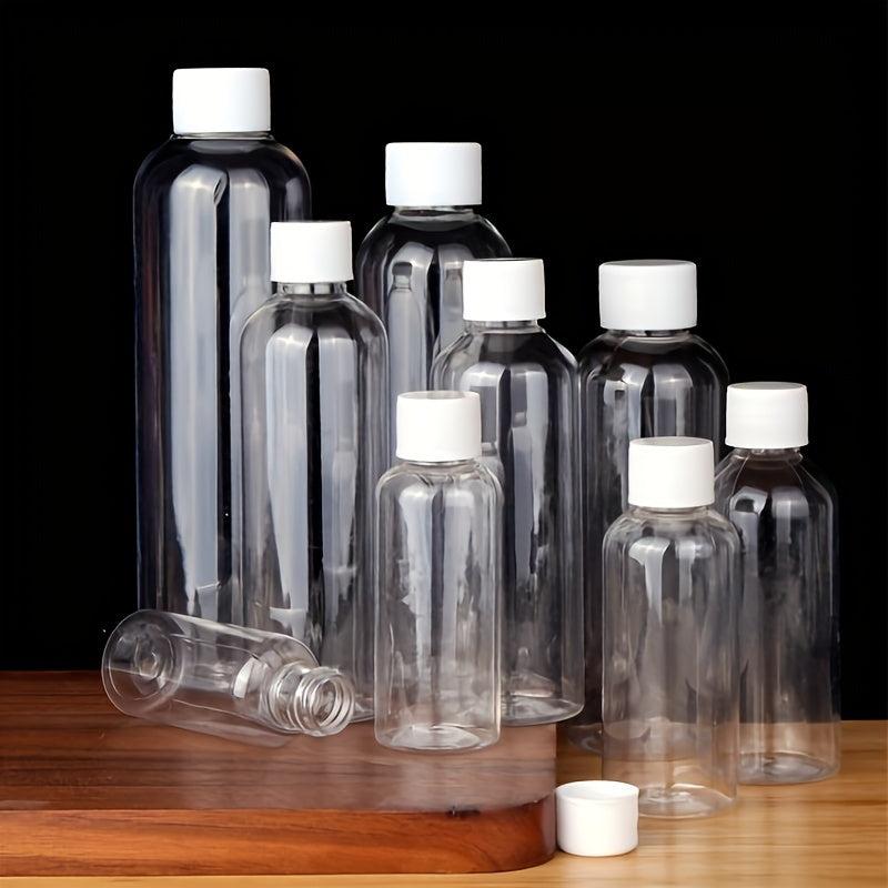 2pcs Refillable Clear Plastic Bottles 5ml 20ml 50ml