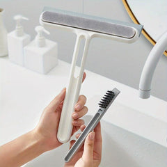 4-in-1 Glass Cleaning Brush Double Sided Wiper Window Screen Brush