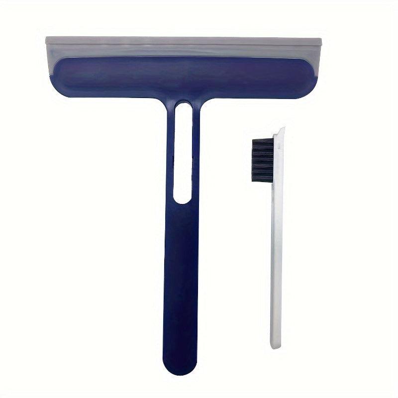 4-in-1 Glass Cleaning Brush Double Sided Wiper Window Screen Brush