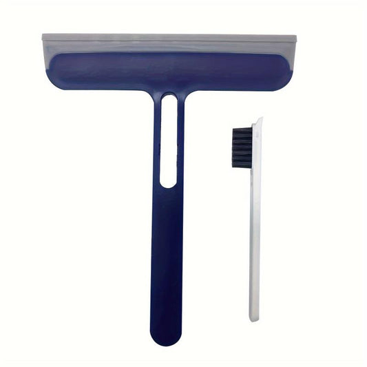 4-in-1 Glass Cleaning Brush Double Sided Wiper Window Screen Brush