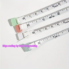 3pcs Set 152 Portable Measuring Tape for Body Size Fabric, Tool