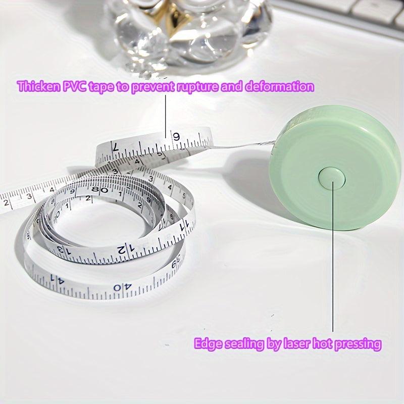 3pcs Set 152 Portable Measuring Tape for Body Size Fabric, Tool