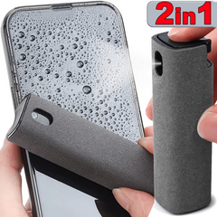 2in1 Screen Cleaner Spray and Cloth Set for Mobile and Computer