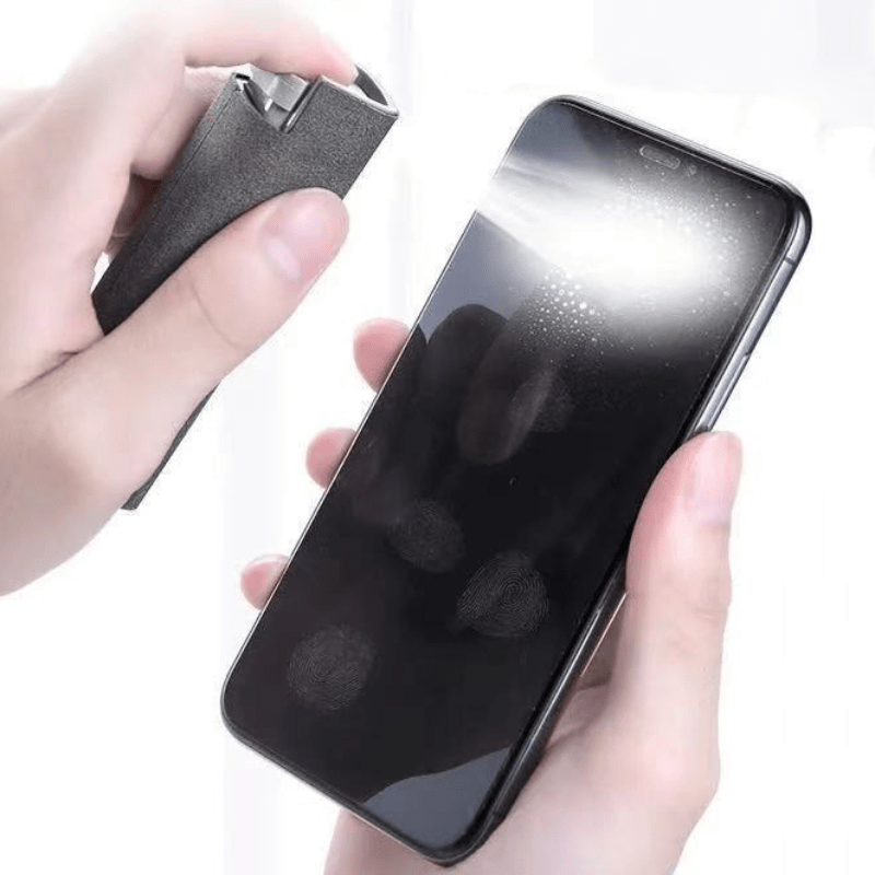 2in1 Screen Cleaner Spray and Cloth Set for Mobile and Computer